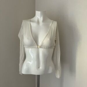Elegant White Women's Top